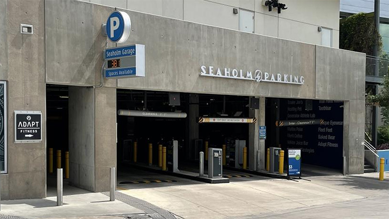 Downtown parking garage in Austin